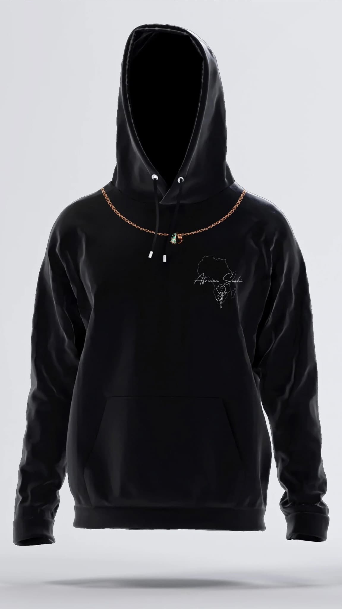 Heritage Hoodie - Green on Black